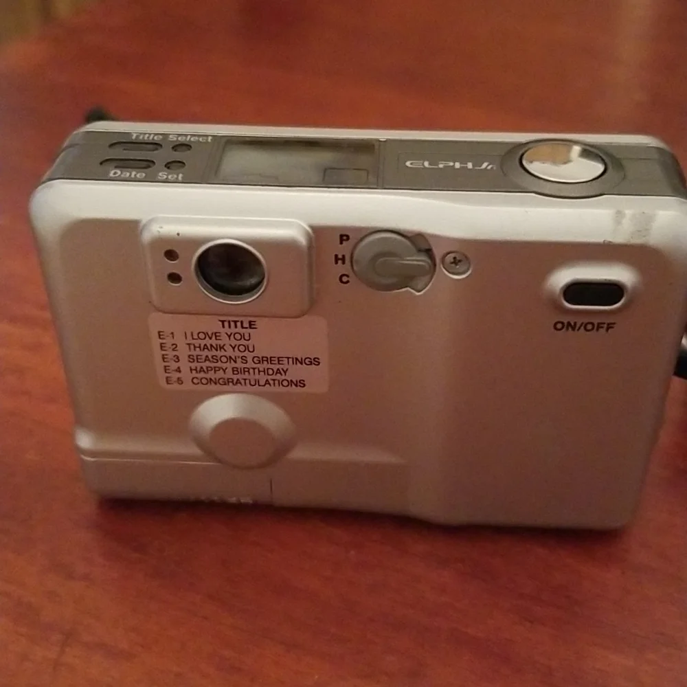 Canon Silver Film Camera